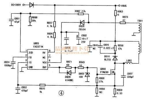 液晶电视易损集成电路解析 DMB8110D、F9222、PWM FA5502M、P FA5571N的设计与应用